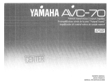 Yamaha AVC-70 Manual do proprietário