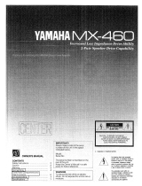 Yamaha MX-460 Manual do proprietário