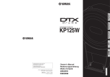 Yamaha KP125W Manual do proprietário