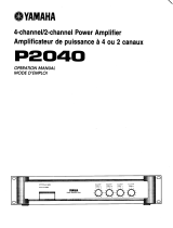 Yamaha P2040 Manual do proprietário