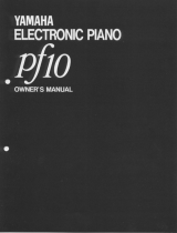 Yamaha PF10 Manual do proprietário
