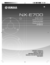 Yamaha NX-E700 Manual do proprietário