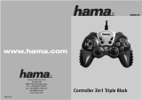 Hama 34310 Controller Triple Black Manual do proprietário