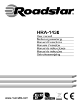 Roadstar HRA-1430 Manual do usuário