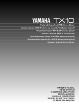 Yamaha TX-10RDS Manual do usuário