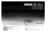 Yamaha B-2x Manual do proprietário