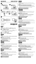 Sony ECM-XYST1M Manual do usuário
