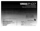Yamaha P-07 Manual do proprietário