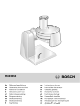 Bosch MUM4880/07 Supplemental