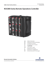 Remote Automation Solutions ROC800-Series Remote Instruções de operação
