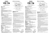 Yamaha TD-12 Manual do usuário