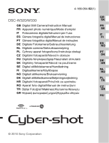 Sony Cyber Shot DSC-W330 Manual do usuário