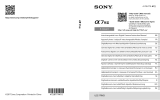 Sony Série Alpha 7R III Manual do usuário