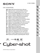 Sony Cyber Shot DSC-W350 Manual do usuário