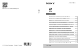 Sony ILCA 77M2 Manual do usuário