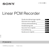 Sony PCM-M10 Manual do proprietário