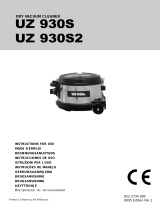 Electrolux UZ 930 S Manual do usuário