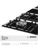 Bosch Sealed plate cooktop Domino Manual do usuário