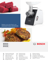 Bosch MFW3850B Manual do proprietário