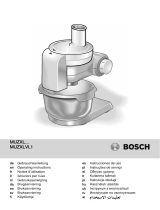 Bosch MUMXL40G/03 Instruções de operação
