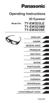 Panasonic TY-EW3D3LE Manual do proprietário