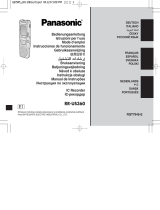 Panasonic RRUS380 Instruções de operação
