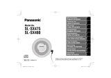 Panasonic sl sx480eg s portabl cd Manual do proprietário