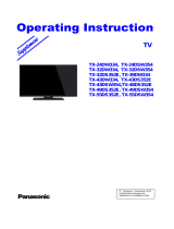 Panasonic TX32DW334 Instruções de operação