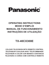 Panasonic TX40CX300E Manual do proprietário