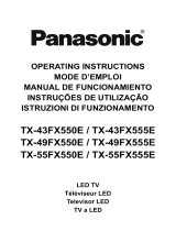 Panasonic TX49FX555E Instruções de operação