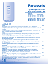 Panasonic WHUD14CE5A Instruções de operação