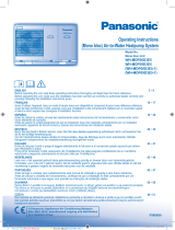 Panasonic WHMDF06D3E5 Instruções de operação