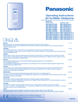 Panasonic WHUD07CE5A Instruções de operação