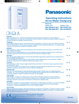 Panasonic WHUD07CE5 Instruções de operação