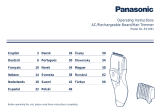 Panasonic ER2061 Instruções de operação