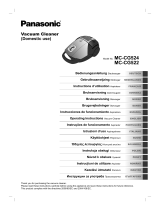 Panasonic MC-CG522 Manual do proprietário