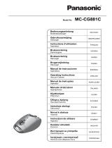 Panasonic MCCG881C Instruções de operação