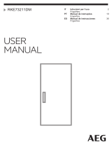 AEG RXE75911TM Manual do usuário
