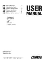 Zanussi ZGG65414SA Manual do usuário