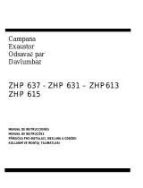 Zanussi ZHP637X Manual do usuário