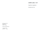 AEG SANTO2843-7DT Manual do usuário