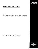 AEG Micromat1251E-b Manual do usuário