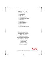 Aeg-Electrolux M2600 Manual do usuário