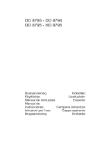 Aeg-Electrolux DD8795M/CH Manual do usuário