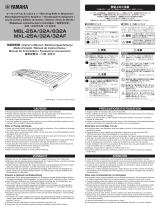 Yamaha MBL-32A Manual do proprietário