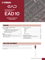 Yamaha EAD10 Drum Module Manual do proprietário