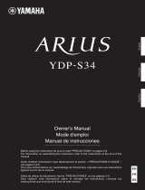 Yamaha Arius YDP-S34 Manual do proprietário