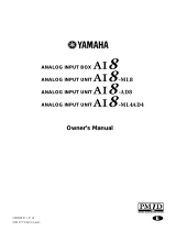 Yamaha AI8-ML8 Manual do usuário