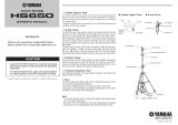 Yamaha HS650 Manual do proprietário