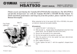 Yamaha HSAT930 Manual do usuário
